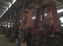 Die hydraulic forging hammer assembly