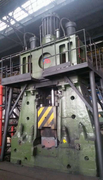 7t Conversion of pneumatic die forging hammer in Romania