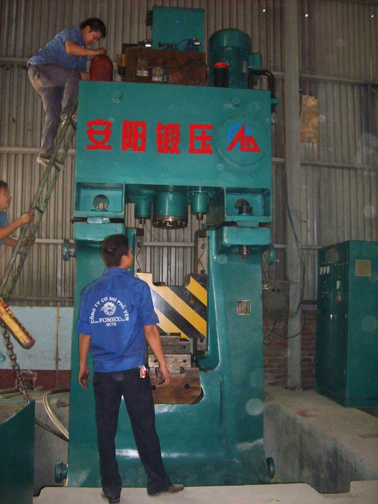 16kj  CNC Fully hydraulic forging hammer in Vietnam