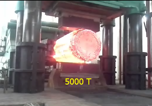 5000T hydraulic forging press