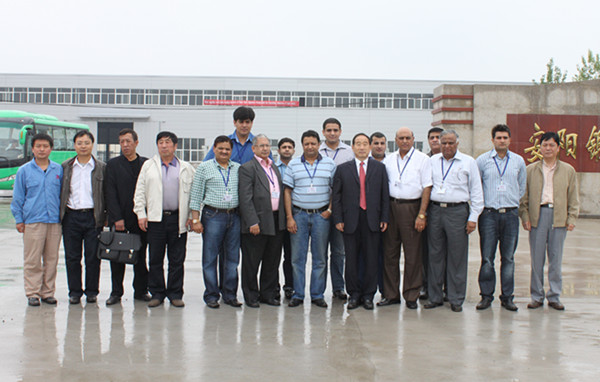 Indian customer team visit our company