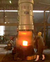 2 ton Pneumatic forging hammer working in India customer