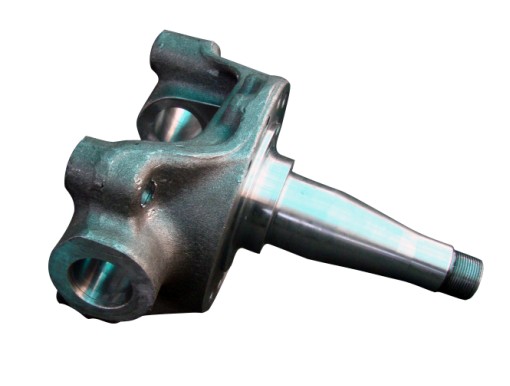 Drive shaft forged by hydraulic close die forging hammer