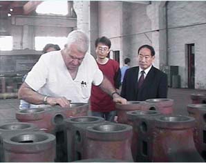 The world famous artist blacksmith-Uri Hofi visited our company. 