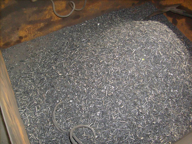 cast iron chips recycled by briquette machine