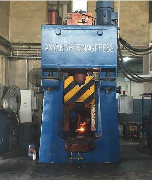 31.5KJ CNC hammer exported to Turkey forge door hinge