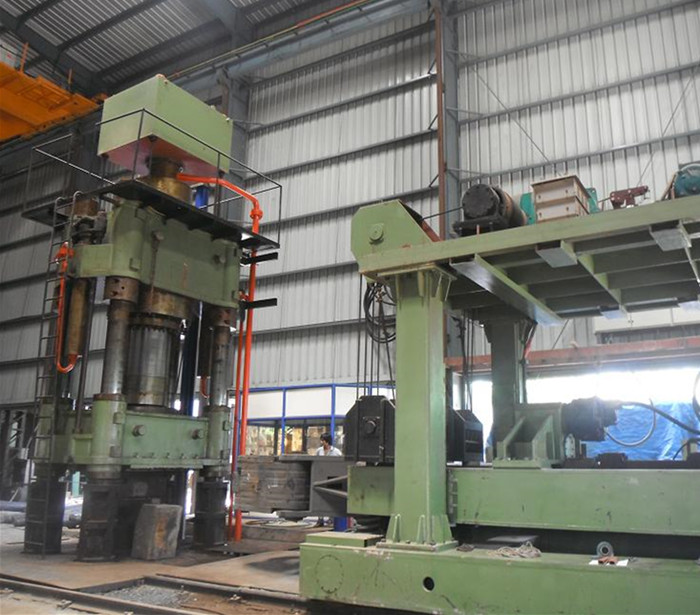 1250t Open die hydraulic forging press and 15t forging manipulator in India