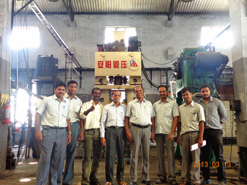 16kj CNC Down stroking forging hammer to forge automobile forgings in India