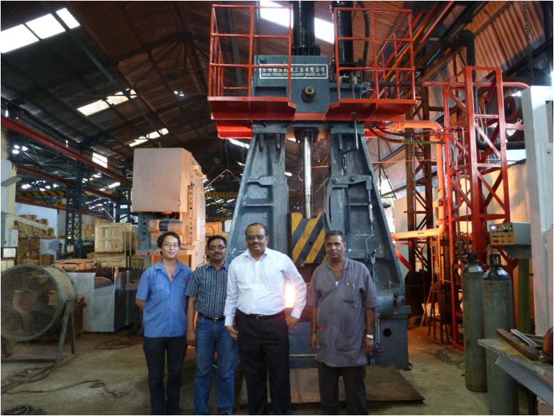 1t steam die forging hammer modification to hydraulic hammer in india