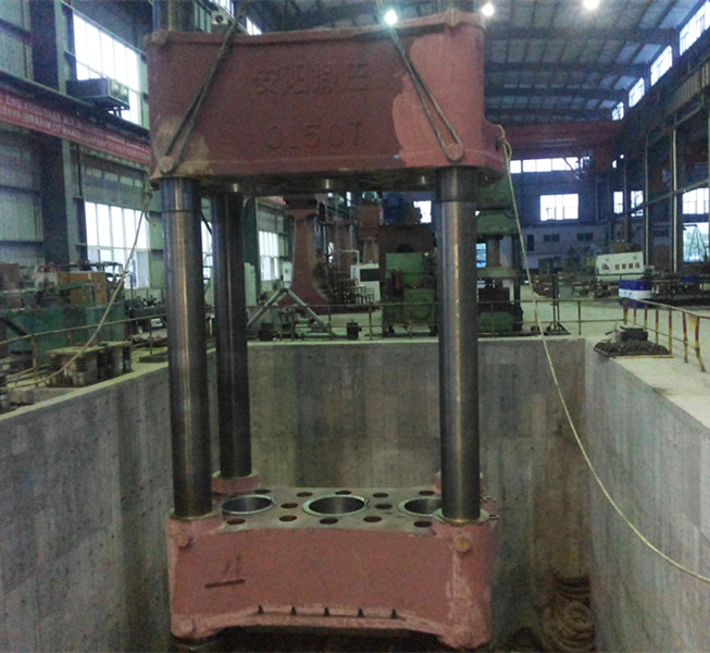 3150t Hydraulic free forging press assembly