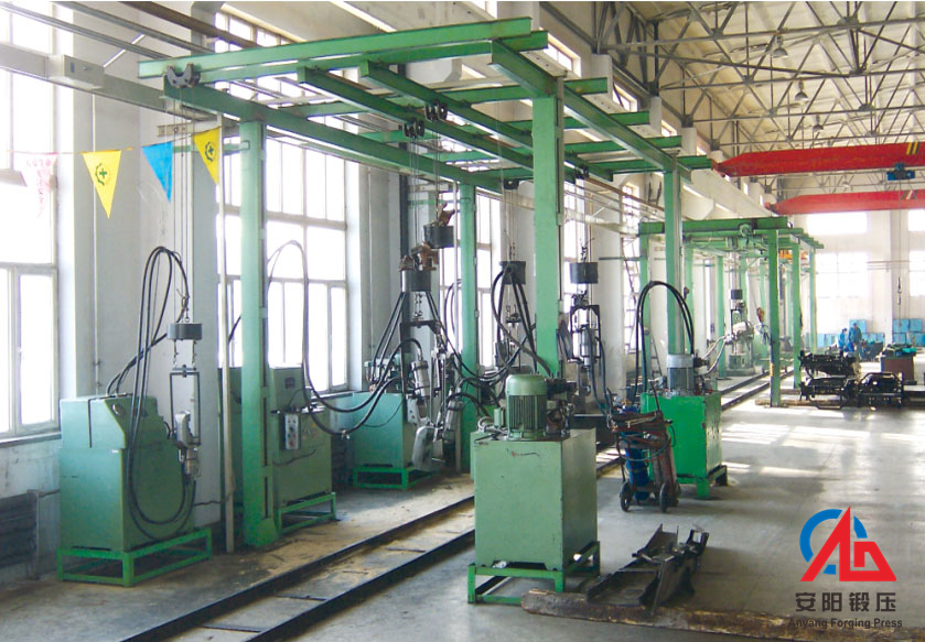 hydraulic oil brake liner rivet machine in Changchun FAW Sihuan