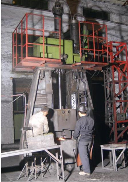 50kj(2t) Electro hydraulic die forging hammer conversion of hydraulic forging hammer in Nangong