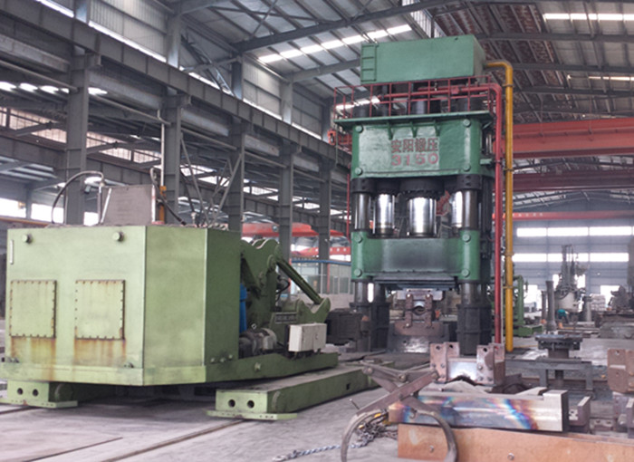 3150t Open die hydraulic piercing and drawing press and 8t forging manipulator