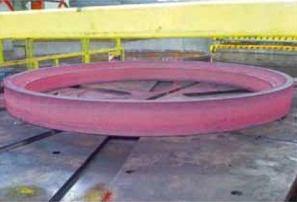 wind power flange rolled on full automatic ring rolling miller